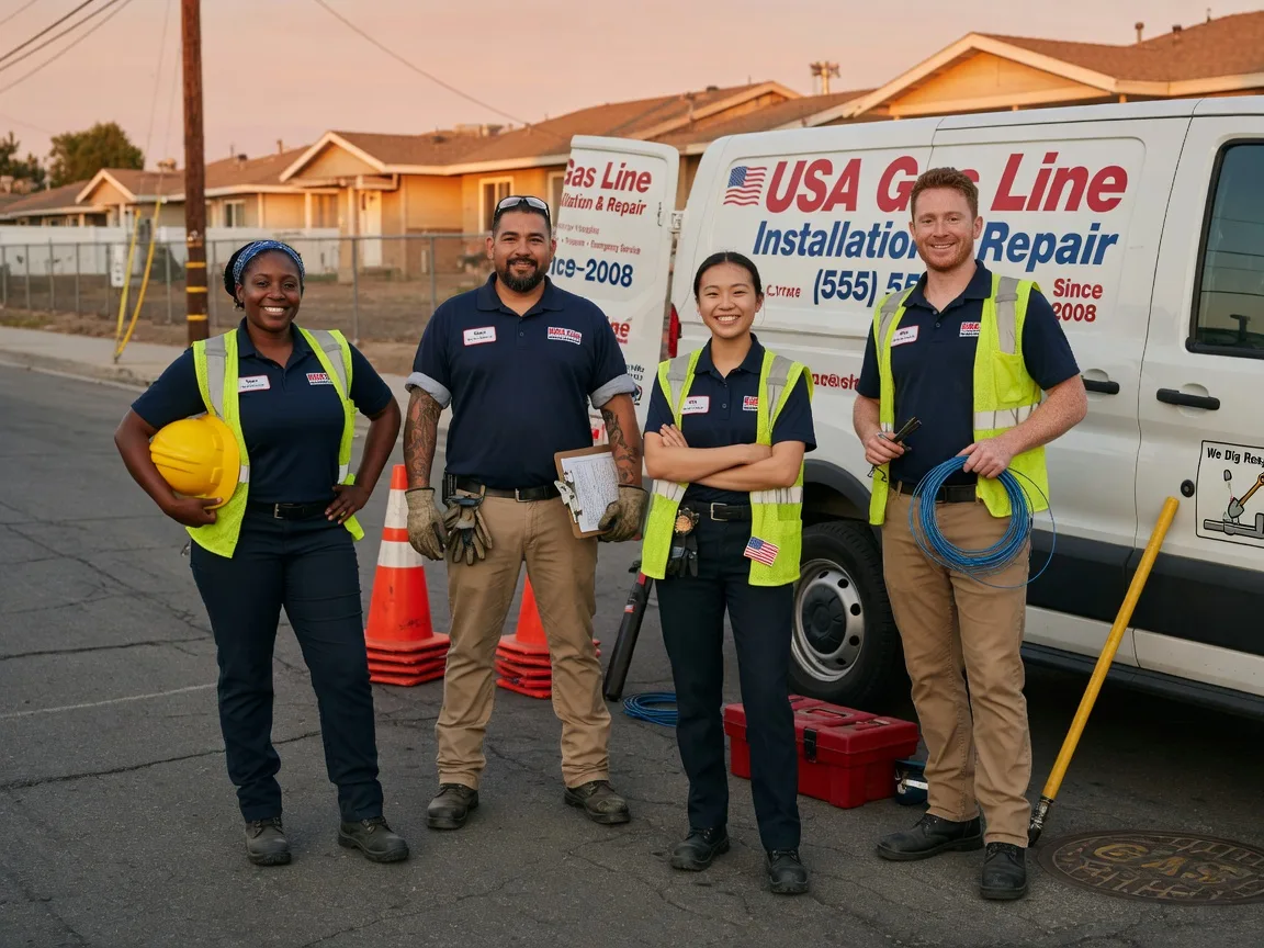 Gas Line Installation company in Macksburg, IA
